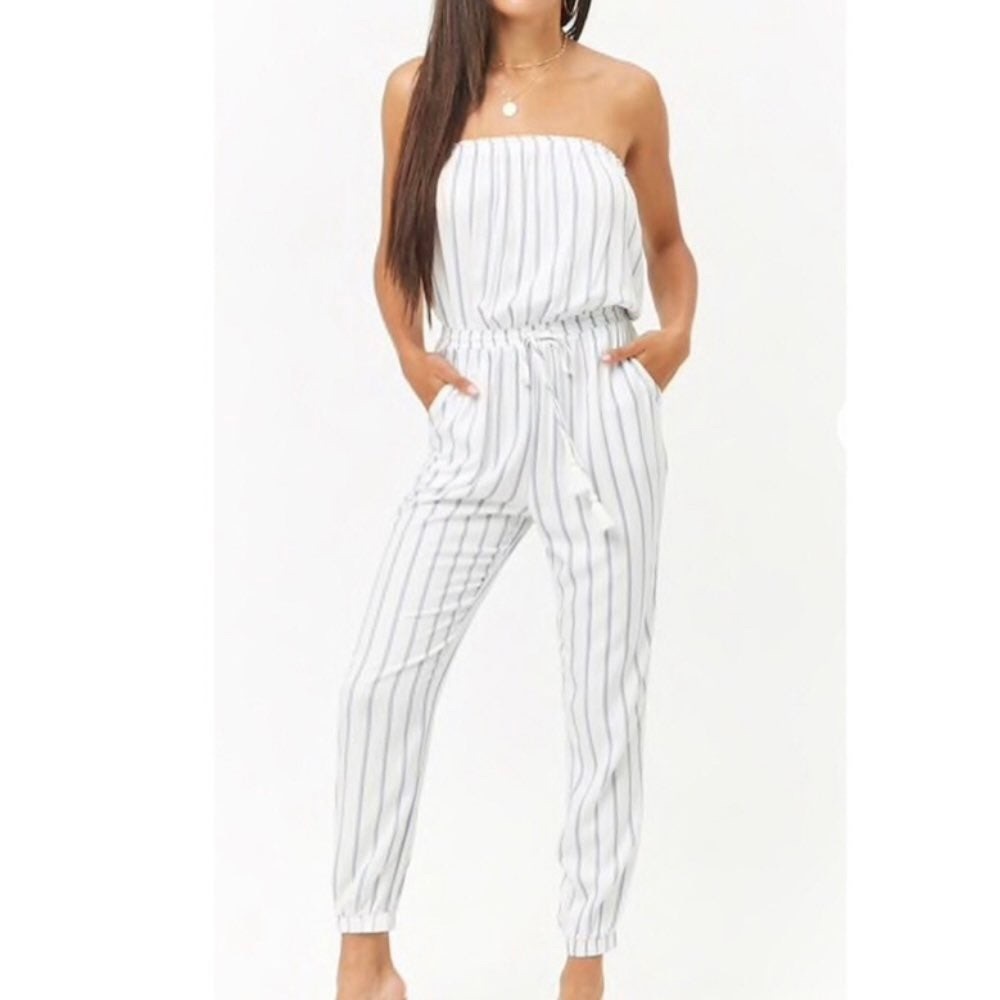 strapless romper forever 21